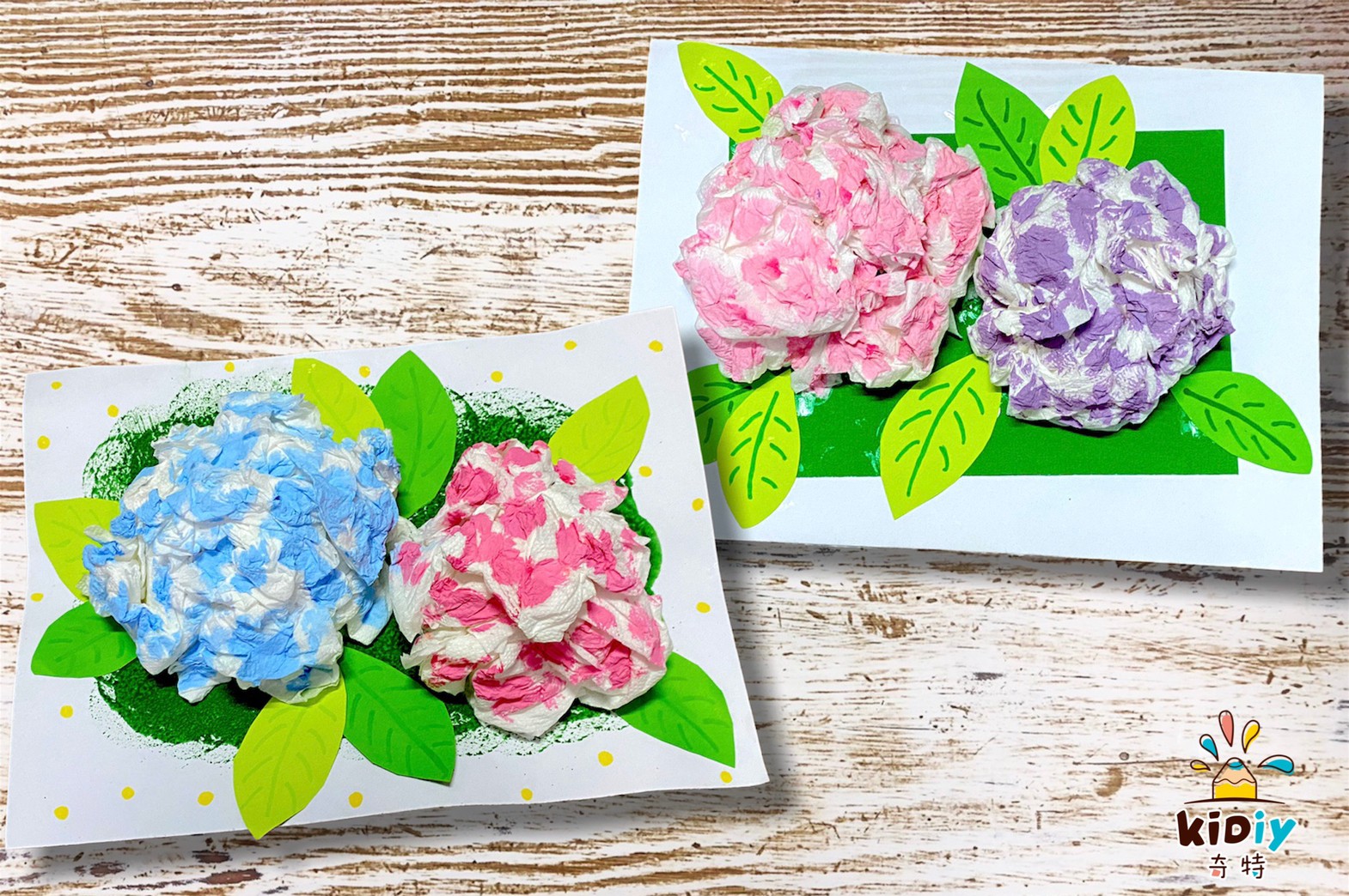 繡球花創作